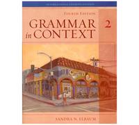 Elbaum, S: Grammar In Context