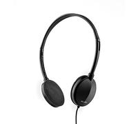 Elbe AU-789-CC Casque Serre-tête réglable Ultra léger avec câble Noir