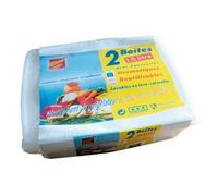 Elbe Boîte alimentaire – micro-ondes et congélation – Lot de 2 (1,5 L)