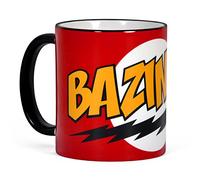Elbenwald Big Bang Theory Théory Tasse Bznga Mutif Tasse à café 320ml Céramique rouge