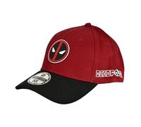 Elbenwald Casquette de baseball - Motifs Marvel comme Loki, Deadpool - Multicolore - Unisexe - Adulte, Deadpool - Logo rouge, taille unique