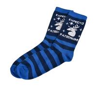 Elbenwald Chaussettes Harry Potter Expecto Patronum pour Hommes Femmes Unisexe en Coton Bleu - 36-39