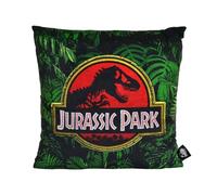 Elbenwald Coussin Jurassic Park - Avec logo - 40 x 40 cm - Imprimé des deux côtés - Multicolore