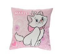 Elbenwald Disney - Lot de 2 coussins réversibles - 38 x 38 cm - Avec chat du Cheshire Alice et Aristochats Marie - Idée cadeau pour les fans de Disney (Aristochats - Marie)