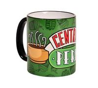 Elbenwald Friends Tasse avec logo Central Perk motif 320 ml pour hommes femmes unisexe céramique verte