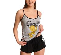 Elbenwald Guardians of The Galaxy Dancing Groot Pyjama 2 pièces shorty pour femme Gris noir, multicolore, XS