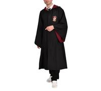 Elbenwald Harry Potter Cape Gryffondor pour Adultes - Noir et Rouge, Parfait pour le Cosplay et les Déguisements, Design Officiel de la Maison Poudlard - M