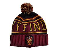Elbenwald Harry Potter Chapeau d'hiver à Gryffondor House Manteaux Design avec Bommel One Taille pour Hommes Femmes Enfants Red Black