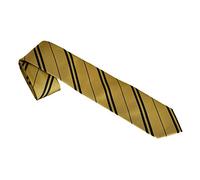 Elbenwald Harry Potter Cravates design Poufsouffle rayées pour hommes & femmes 135 cm en boîte cadeau jaune