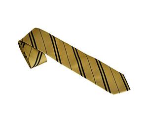 Elbenwald Harry Potter Cravates design Poufsouffle rayées pour hommes & femmes 135 cm en boîte cadeau jaune