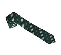 Elbenwald Harry Potter Cravates design Serpentard rayées pour hommes & femmes 135 cm en boîte cadeau verte