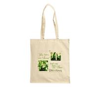 Elbenwald Le Seigneur des Anneaux Sac en toile de jute Noir et Beige Différents motifs Coton, Aragorn et Legolas