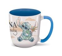 Elbenwald Lilo & Stitch - Tasse Angel et Stitch Ohana - 400 ml - Céramique