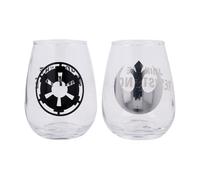 Elbenwald Lot de 2 verres - Différents motifs 510 ml (Star Wars - Rebel Alliance vs Empire)