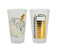 Elbenwald Lot de 2 verres - Différents motifs mat/transparent 480 ml (Pokémon)