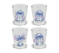 Elbenwald Lot de 4 Verres Lilo & Stitch 230 ml