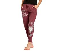 Elbenwald Pantalon de survêtement Harry Potter pour Dames Carte du Maraudeur Rouge Mixte - XXL