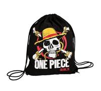 Elbenwald Sac de sport One Piece et Wednesday multicolore avec cordons, One Piece, Mittelgroße, Classique
