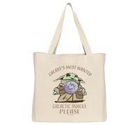 Elbenwald Sac en jute - Motifs comme Supernatural, Spider-Man, Jurassic Park et plus encore - 38 x 41 cm - Multicolore - Unisexe - 100 % coton, Star Wars The Mandalorian And Grogu