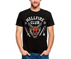 Elbenwald Stranger Things T-Shirt Hellfire Club Logo Black (L)