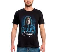 Elbenwald T-shirt Harry Potter avec motif Severus Snape - Design sombre pour homme et femme - Unisexe - Coton - Noir, Severus Snape, XL