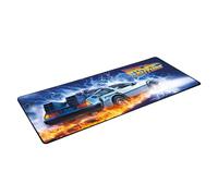 Elbenwald - Tapis de souris de jeu XXL avec dragons en toute simplicité, Super Mario, Zelda et plus - 80 x 35 x 0,4 cm - Imperméable et antidérapant (Retour vers le futur)