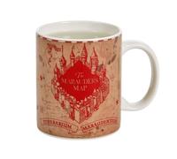 Elbenwald Tasse à effet thermique - Différents motifs d'anime et de films - Céramique - Multicolore - 320 ml (Harry Potter - La carte du Maraudeur)
