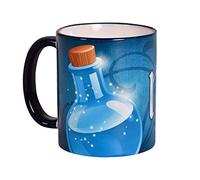 Elbenwald tasse mana potion rond imprimé pour les fans de jeu céramique 320ml bleu