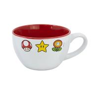 Elbenwald Tasse XXL - Différents motifs - Céramique multicolore (Super Mario - Icons)