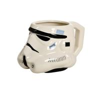 Elbenwald Tasses 3D - Différents motifs 380 ml Céramique (L, Star Wars - Stormtrooper)