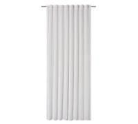 Elbersdrucke Air 00 201791 Rideau à Pattes dissimulées Semi-Transparent Blanc 255 x 140 cm