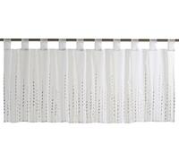 Elbersdrucke Helio 07 Barrette de Bistro Polyester Blanc/Gris 48 x 140 cm
