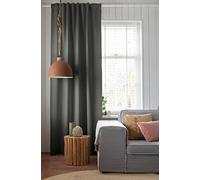 Elbersdrucke Midnight 07 201975 Rideau Pattes Cachées Occultant Gris 300 x 140 cm