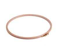 Elbesee Cercle à Broder en Bois avec Fermeture à vis, en métal, 25,4 cm