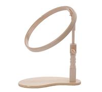 Elbesee Cercle Créoles Cadre d'assise, Bois, Marron, 25 cm, 25,4 cm