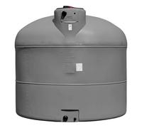 ELBI Cuve 500l Aérienne De Récupération d'eau - Réservoir Cylindrique Gris Pa500