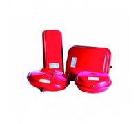 Elbi Vase d'expansion plat ERP ret-8 pour chaudières à membrane fixe homologué 8lt - 3bar - + 90øC Rouge 1140701 garantie 2 ans.