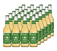 Elbler Morleschorle, spritz de pomme, 24 x 0,33 l, spritz de pomme bio, à base de fruits bio, jus direct sans sucre ajouté, jus de pomme direct avec eau minérale naturelle