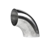 Elbow 304 Stainless Steel 90 Degree Mirror Polishing Stamping Bright Welded Pipe Fittings Elbow 1.5mm/2mm(51x1.5mm) Plumbing Fittings