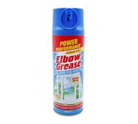 **Elbow Grease Nettoyant Vitres 400ml - Sans Trace, Super Brillant, Action Moussante - Pour Fenêtres, Miroirs et Vitres**