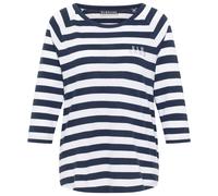 ELBSAND - Women's Celin T-Shirt - T-shirt - XS - coldwater / cloud white stripe