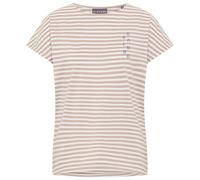 ELBSAND - Women's Selma - T-shirt - XL - camel / bright white