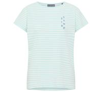 ELBSAND - Women's Selma - T-shirt - XS - ocean view / bright white