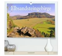 Elbsandsteingebirge (hochwertiger Premium Wandkalender 2026 DIN A2 quer), Kunstdruck in Hochglanz: Die sächsische Schweiz von ihren schönsten Seiten.