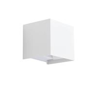 ELC Applique Exterieur Ildaria à intensité variable (Moderne) en Blanc Aluminium (1 lampe,à G9), Murale Luminaire Lampe Jardin Eclairage d’exterieur