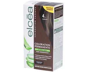 Elcéa Coloration Permanente à l'Aloe Vera - 4. Châtain Teinture(S) 140 ml
