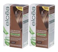 ELCEA Coloration Permanente Châtain Clair - 5 2x140 ml