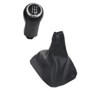 ELCEAMMDLW Pommeau De Vitesse Pour Opel Pour Zafira B 2005-2014 Pour Astra H Pommeau Levier Vitesse 5 6 Vitesses Cuir