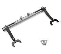 ELCEAMMDLW Support Téléphone Double Amortissement pour BM&W C650GT C650 Barre Transversale Multifonctionnelle D'équilibrage GPS Support Guidon Extension
