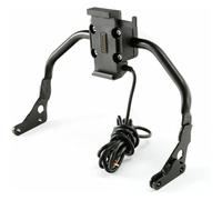 ELCEAMMDLW Support Téléphone Double Amortissement pour BM&W R1250GS ADV 2018-2020 Moto Support Navigation GPS Guidon